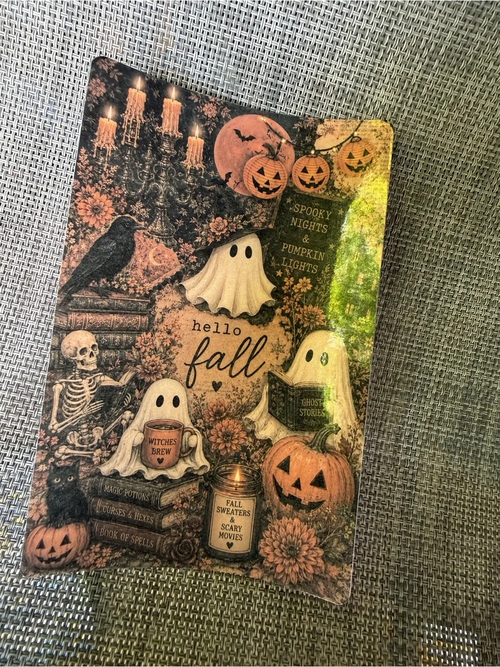 Hello Fall Halloween eBook Cover - Black and Orange